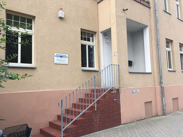 Eingang Steuerberater Hoffmann in Wittenberg